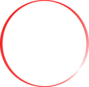 Red Half Circle Transparent